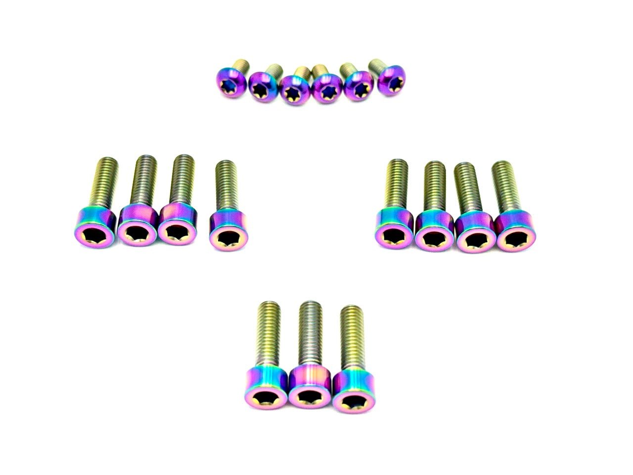 Titanium EXT Ferro Fork 11/17 Piece Bolt Kits