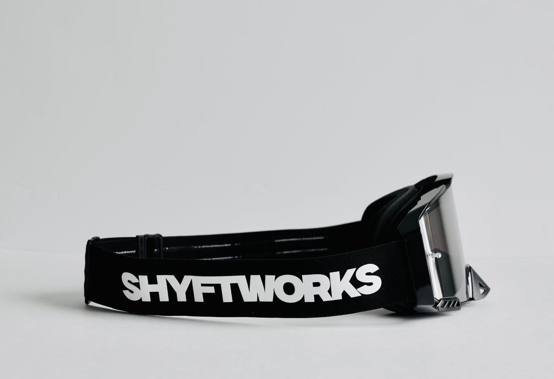 SHYFTWORKS Moto Goggles (blackout edition)