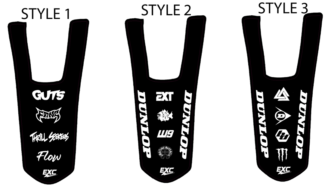 Exc Yozma Rear Fender decal