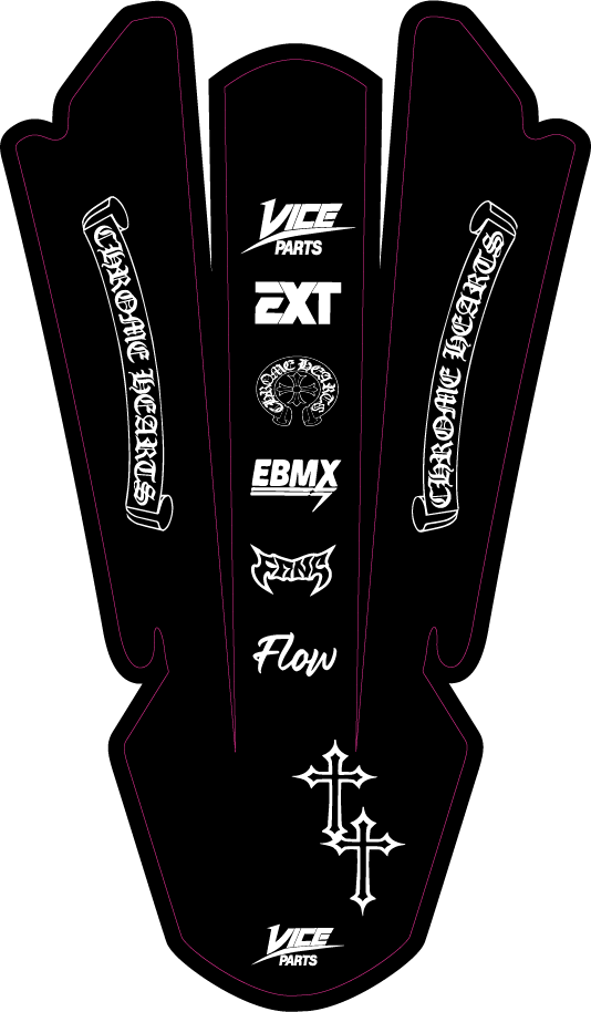 surron front fender decal
