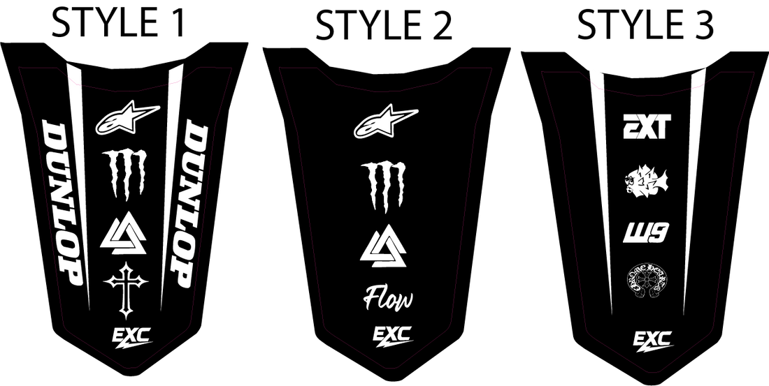 Exc Talaria X3 Rear Fender Decal