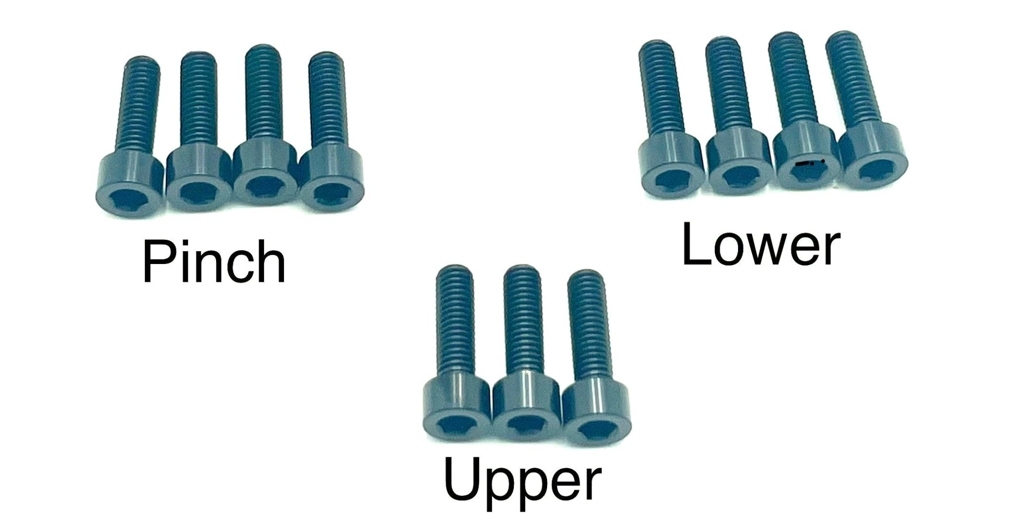 Titanium EXT Ferro Fork 11/17 Piece Bolt Kits