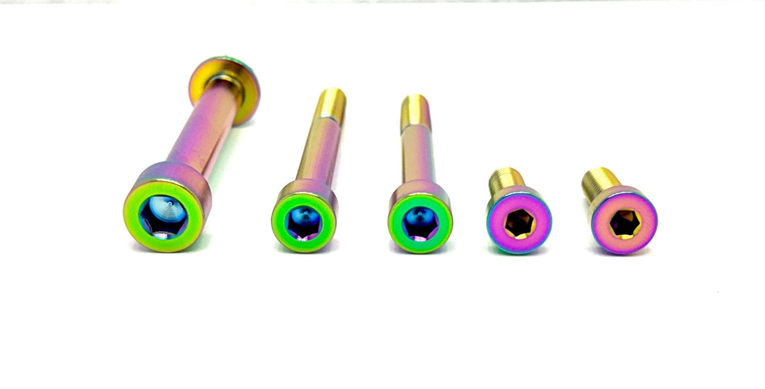 Talaria MX3, MX4 6 Piece Custom Motor / Gearbox Titanium Kit