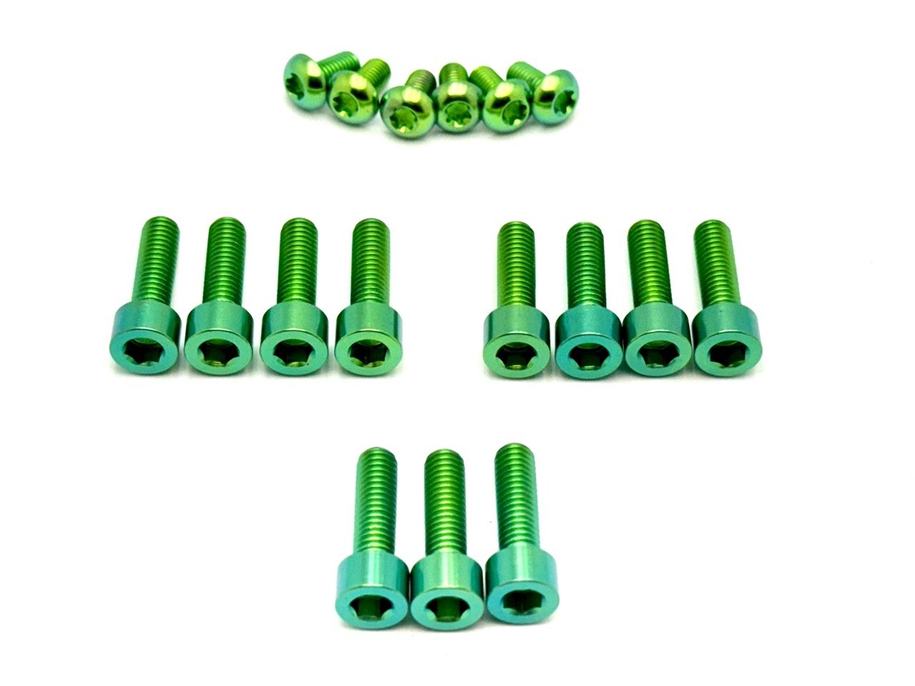 Titanium EXT Ferro Fork 11/17 Piece Bolt Kits