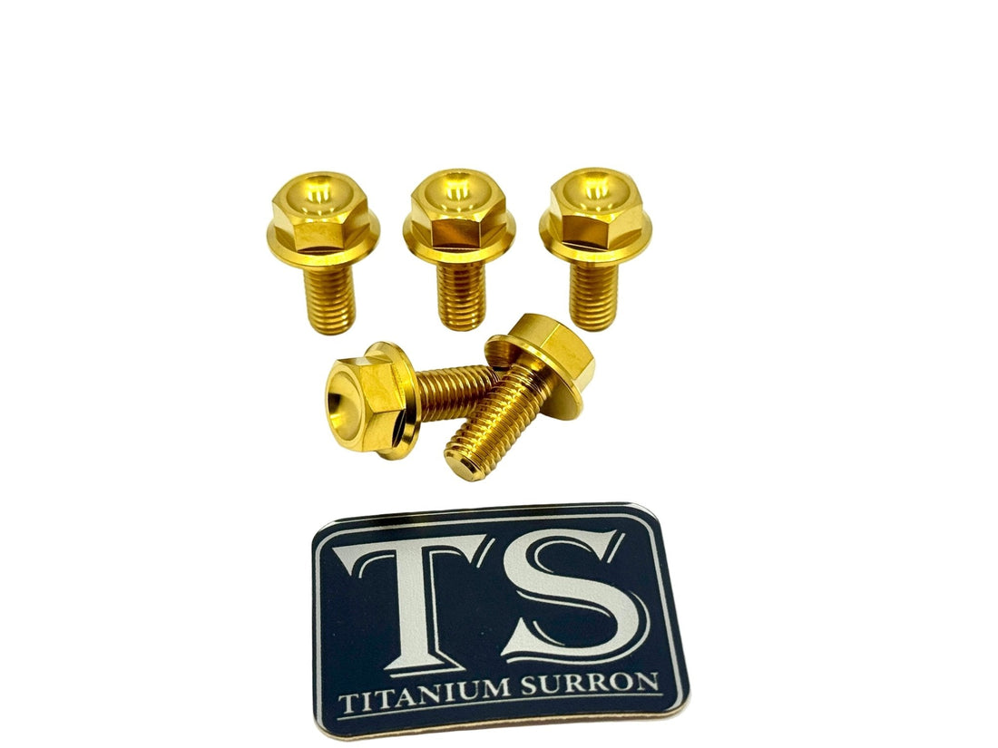 Titanium Rear Sprocket Bolts - E-Moto