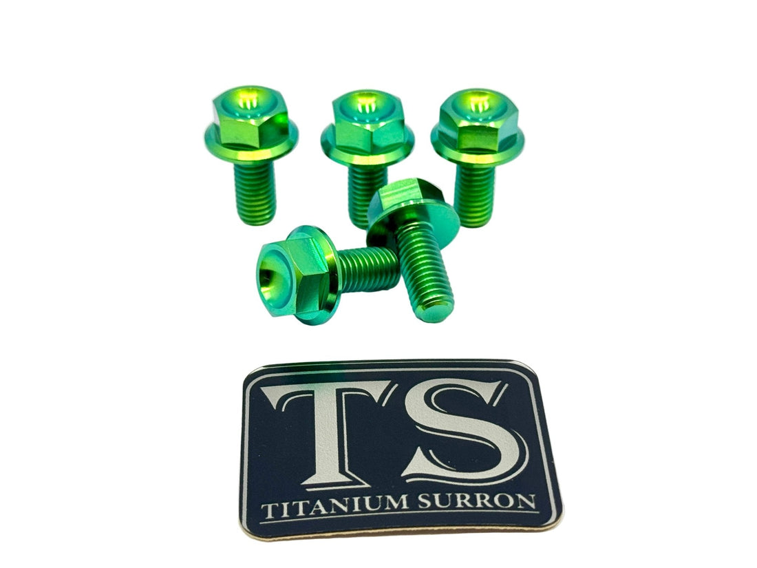 Titanium Rear Sprocket Bolts - E-Moto