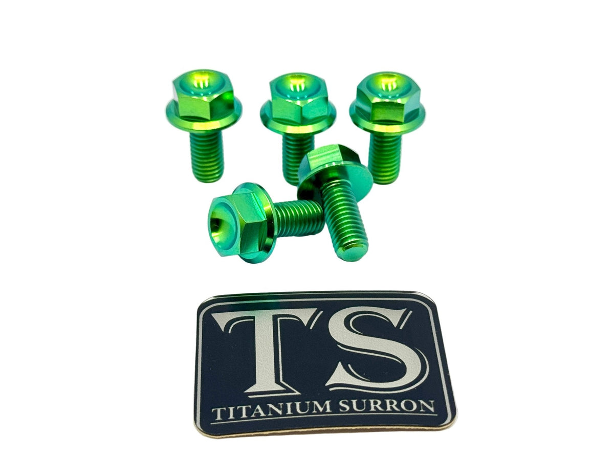 Titanium Rear Sprocket Bolts - E-Moto