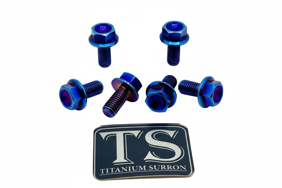 Titanium Rear Sprocket Bolts - E-Moto