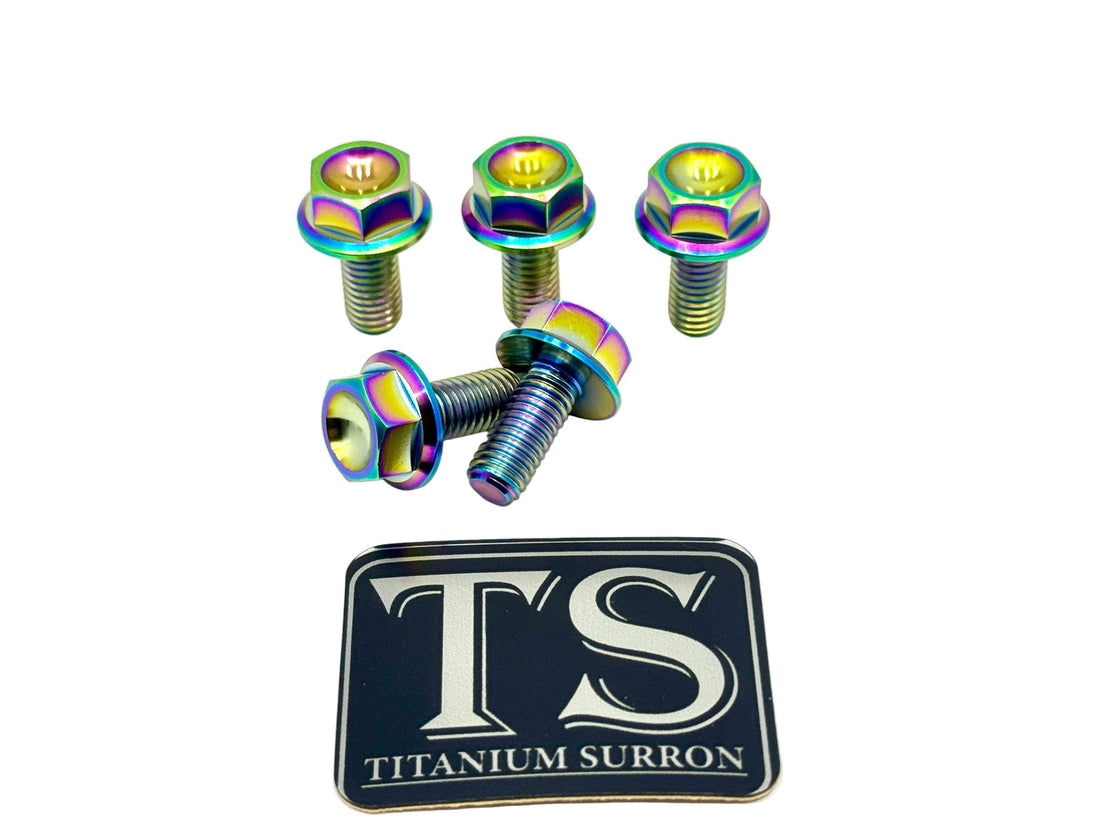 Titanium Rear Sprocket Bolts - E-Moto