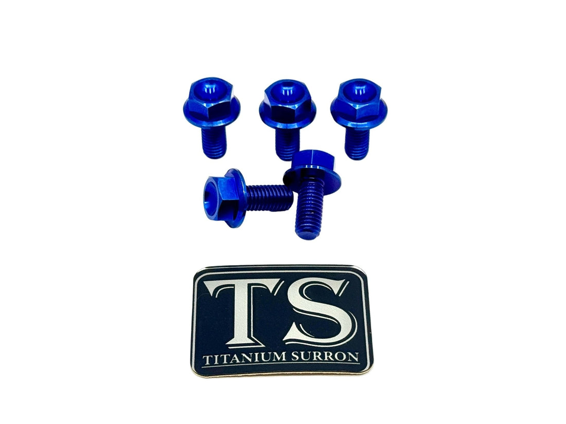 Titanium Rear Sprocket Bolts - E-Moto