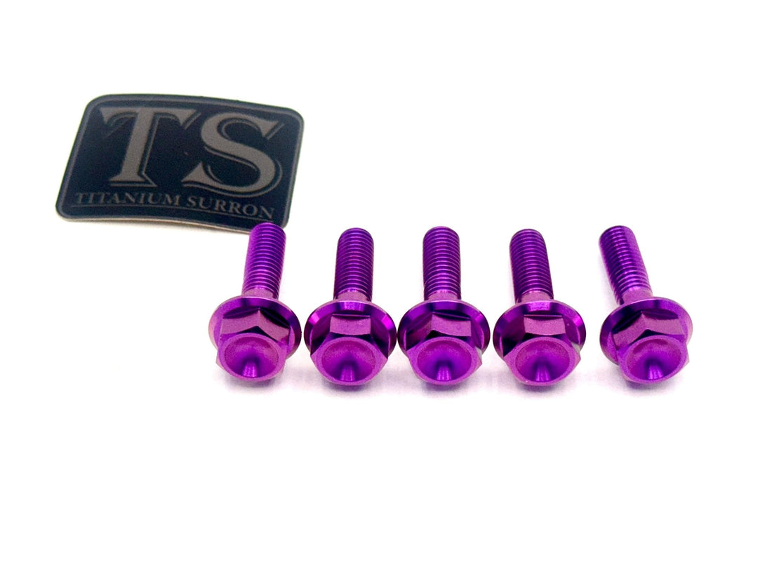 Titanium Rear Sprocket Bolts - E-Moto